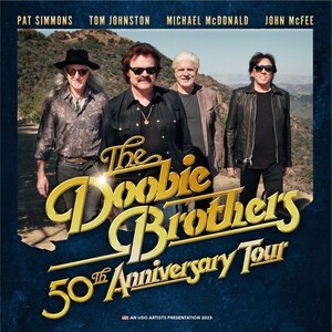 Concert brochure Doobie brothers ☆ 美品 ☆ ドゥービーブラザーズ 2023年コンサートのパンフレット マイケル・マクドナルド参加