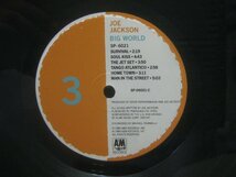 ジョー・ジャクソン / Joe Jackson / Big World ◆LP8181NO BRPP◆LP_画像5