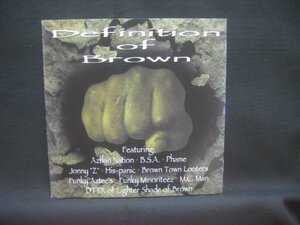 MC Man他 / V.A / Definition Of Brown ◆CD6183NO BPP◆CD