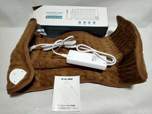 【一円スタート】HEATING PAD HP3060 電気毛布 電気加熱パッド、首/肩/けいれんのための自動シャットオフ 1円 HAM01_1657