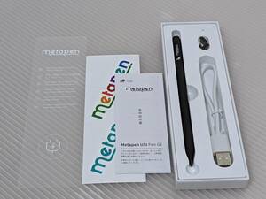 【一円スタート】Metapen Chromebook用タッチペン Type-C高速充電「1円」IKE01_1083