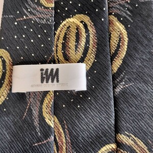  Issey Miyake (ISSEY MIYAKE) black planet necktie 