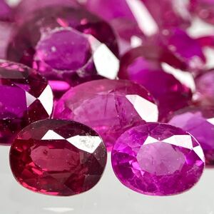 ●天然ルビーおまとめ●F 20ct 裸石 宝石 ruby コランダム 紅玉 jewelry corundum ジュエリー DD5 ②