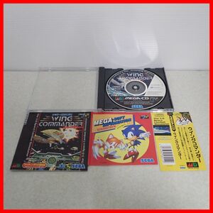 ◇動作保証品 MD メガドライブ メガCD WING COMMANDER ウイングコマンダー SEGA セガ 箱説帯付【PP