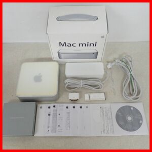 ☆Apple Mac mini Model:A1176 HDD100GB アップル マッキントッシュ 箱説付 現状品【10