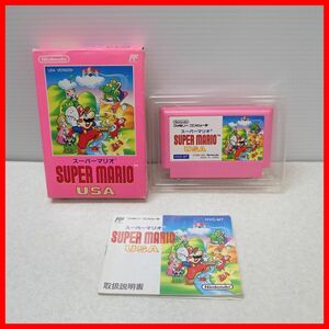 ◇動作保証品 FC ファミコン SUPER MARIO USA スーパーマリオ USA Nintendo 任天堂 箱説付【PP