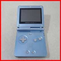 動作品 GBASP ゲームボーイアドバンスSP 本体 AGS-001 パールブルー + ソフト ドンキーコング まとめてセット Nintendo 任天堂【10_画像4