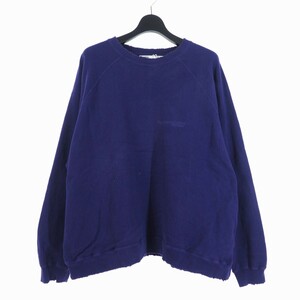 ダイリク DAIRIKU 22SS Boymeets Girl Pullover Sweter クルーネック スウェット ダメージ加工 S パープル系 22SS C-3 メンズ