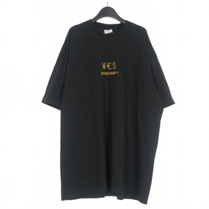 ヴェトモン ベトモン VETEMENTS Rich Bitch T-Shirt 刺? Tシャツ 半袖 XS 黒ブラック UE54TR440B メンズ