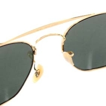 レイバン RAY BAN マーシャル THE MARSHAL ダブルブリッジ 眼鏡 サングラス メタルフレーム 54□21 145 ゴールドカラー 金色 RB3648 /XZ ■_画像5