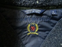 トミーヒルフィガー TOMMY HILFIGER フリースジャケット ボアフリース ネイビー S メンズ_画像3