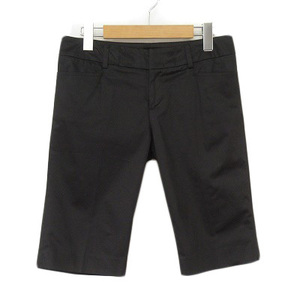  Ined INED shorts Short stretch cotton 11 black black lady's 