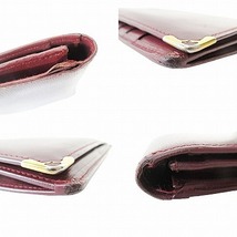 カルティエ Cartier マストライン 長財布 ロングウォレット 二つ折り レザー ボルドー 0220 レディース_画像7