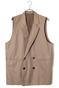 2022SS stein シュタイン SIZE:S OVERSIZED NO SLEEVE JACKET オーバーサイズ ノースリーブジャケット N.BEIGE ベージュ ST.342-2 /● メン