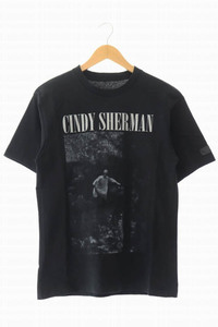 アンダーカバー UNDERCOVER 20SS CINDY SHERMAN TEE シンディ シャーマン ロゴ プリント 半袖 Tシャツ 2 黒 ブラック ブランド古着ベクトル