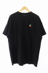 Polaroid ポラロイド × FRAGMENT POP BY JUN フラグメント 限定 ロゴ プリント 半袖Tシャツ PPM-59080-C XL 黒 ブラック ブランド古着ベク