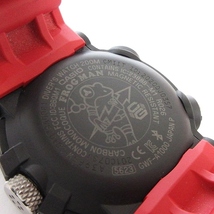 カシオジーショック MASTER OF G フロッグマン 腕時計 アナログ タフソーラー GWF-A1000-1A4JF 黒 ブラック 赤 レッド ■SM1 メンズ_画像4
