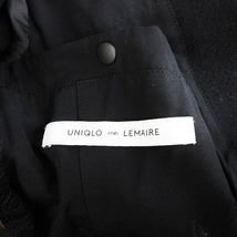 ユニクロ UNIQLO ルメール LEMAIRE テーラードジャケット ブルゾン ウール カシミヤ混 167078 黒 ブラック S ■SM1 メンズ_画像7