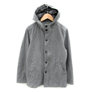 B&Y United Arrows BEAUTY&YOUTH beauty & Youth jacket Parker middle height plain Zip up S gray /SY37 men's 