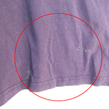 サマンサモスモス SM2 Tシャツ カットソー 半袖 ラウンドネック 無地 F 紫 パープル /FF15 レディース_画像5