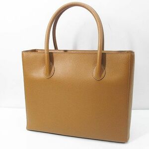  Celine CELINE большая сумка ручная сумочка Camel кожа Италия производства женский 