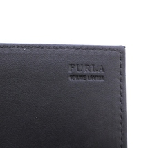 フルラ FURLA 長財布 レザー フラップ ゴールドカラー金具 ロゴ 型押し 黒 ブラック /KW ■GY11 レディース_画像5