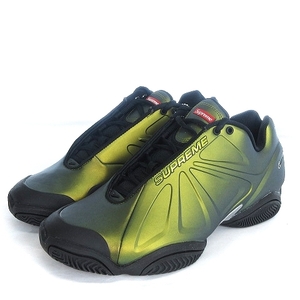 ナイキ タグ付き 23AW シュプリーム Air Zoom Courtposite Metallic Gold スニーカー ローカット FB8934-700 メタリックゴールド US9 27cm