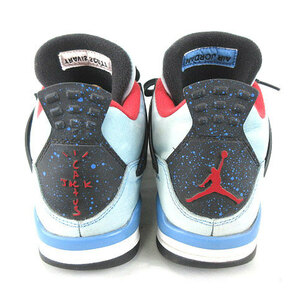 NIKE ★AA☆Travis Scott Air Jordan 4 Retro Cactus Jack University Blue 308497-406 US8 26cm トラヴィス・スコット エアジョーダン4の画像8