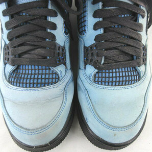 NIKE ★AA☆Travis Scott Air Jordan 4 Retro Cactus Jack University Blue 308497-406 US8 26cm トラヴィス・スコット エアジョーダン4の画像5