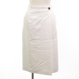  Untitled UNTITLED beautiful goods skirt rubber waist stretch knee height white white 0 XS rank lady's 