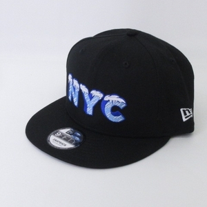 ニューエラ NEW ERA 9FIFTY SNAPBACK NYC ニューヨークシティ スナップバック 黒系 ブラック MIDIUM-LARGE M~L 帽子