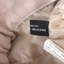 グリーンレーベルリラクシング ユナイテッドアローズ green label relaxing ワイドパンツ 36 ベージュ /YI レディース_画像6