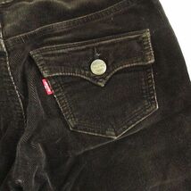 リーバイス Levi's TA801-00 パンツ ボトムス コーデュロイ ブーツカット ストレッチ 29 ブラウン ※EKM レディース_画像7