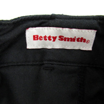 ベティスミス Betty Smith ガウチョパンツ ワイドパンツ 七分丈 チェック柄 M マルチカラー モスグリーン 紺 ネイビー /SM32 レディース_画像5