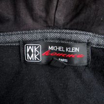 エムケーミッシェルクランオム MK MICHEL KLEIN HOMME パーカー ジャケット ミドル丈 ダブルジップ 46 黒 ブラック /SM46 メンズ_画像6