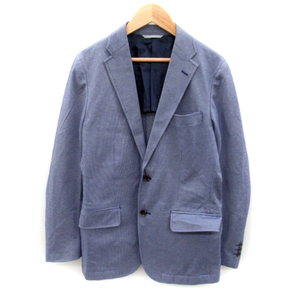 simplisite.SIMPLICITE tailored jacket middle height single button S blue blue /SY32 men's 