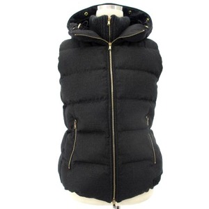 ta tiger sTATRAS LTA15A4422 FAGLIAfag rear down vest Layered manner knitted switch hood Zip up wool silk .02 M corresponding chi