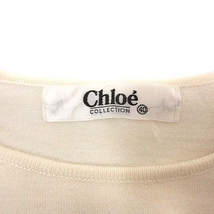 クロエ CHLOE ニット カットソー 長袖 ウール 40 アイボリー 白 ホワイト /YK レディース_画像5