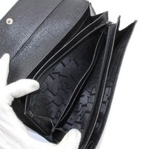 フルラ FURLA 長財布 二つ折り ロゴ金具 レザー 黒 ブラック /AQ ■GY18 レディース_画像7