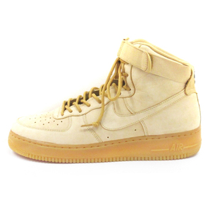 ナイキ AIR FORCE 1 HIGH1 LV8 WB FLAX ナイキ エアフォース1 スニーカー ハイカット スエード 882096-200 茶系 US11 29cm 靴 ■ECS メンズ