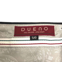 デュエノ DUENO パンツ スラックス ストレッチ ダブル 50 チャコールグレー メンズ_画像3