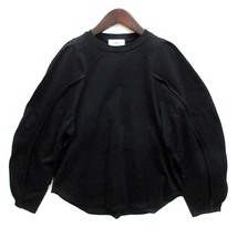 マチャット MACHATT ボリュームスリーブ カットソー 長袖 ブラック 黒 F 22020111 日本製 レディース_画像1