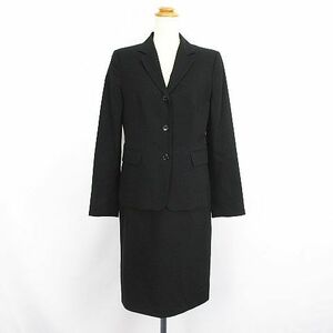  Ozoc setup skirt suit jacket tailored long sleeve single skirt mi leak height tight 40 black *EKM lady's 