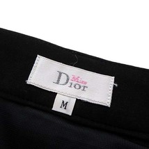 ミスディオール MISS DIOR ヴィンテージ スカート ひざ丈 フェイクスエード レザー M 黒 ブラック 国内正規品 美品 レディース_画像4