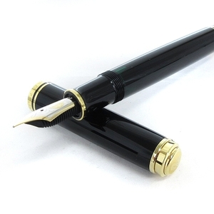 ペリカン PELIKAN スーベレーン SOUVERAN 万年筆 吸入式 ペン先18C-750 EF ゴールドカラー 筆記用具 ■SM1 その他