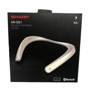 シャープ SHARP サウンドパートナー SOUND PARTNER ウェアラブルネックスピーカー AN-SS1 軽量 ハンズフリー Bluetooth 白 ホワイト ※TP