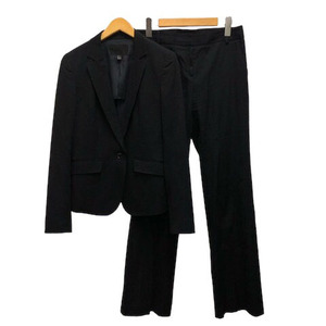  I si- Be iCB setup suit jacket pants V neck stripe long sleeve long height 4 navy blue navy lady's 