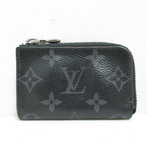 ルイヴィトン LOUIS VUITTON モノグラム エクリプス ポルトモネ ジュール M63536 コインケース 小銭入れ 黒 ブラック L字ファスナー