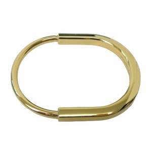  unused goods Tiffany TIFFANY & CO. lock bangle 231601 bracele K18YG yellow gold M medium gross weight 28.6g *AA*