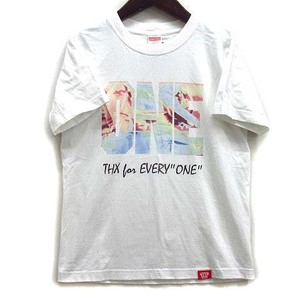 峰竜太 ワンガレージ ONE GARAGE サーフ グラフィックロゴ Tシャツ カットソー 半袖 白 ホワイト S